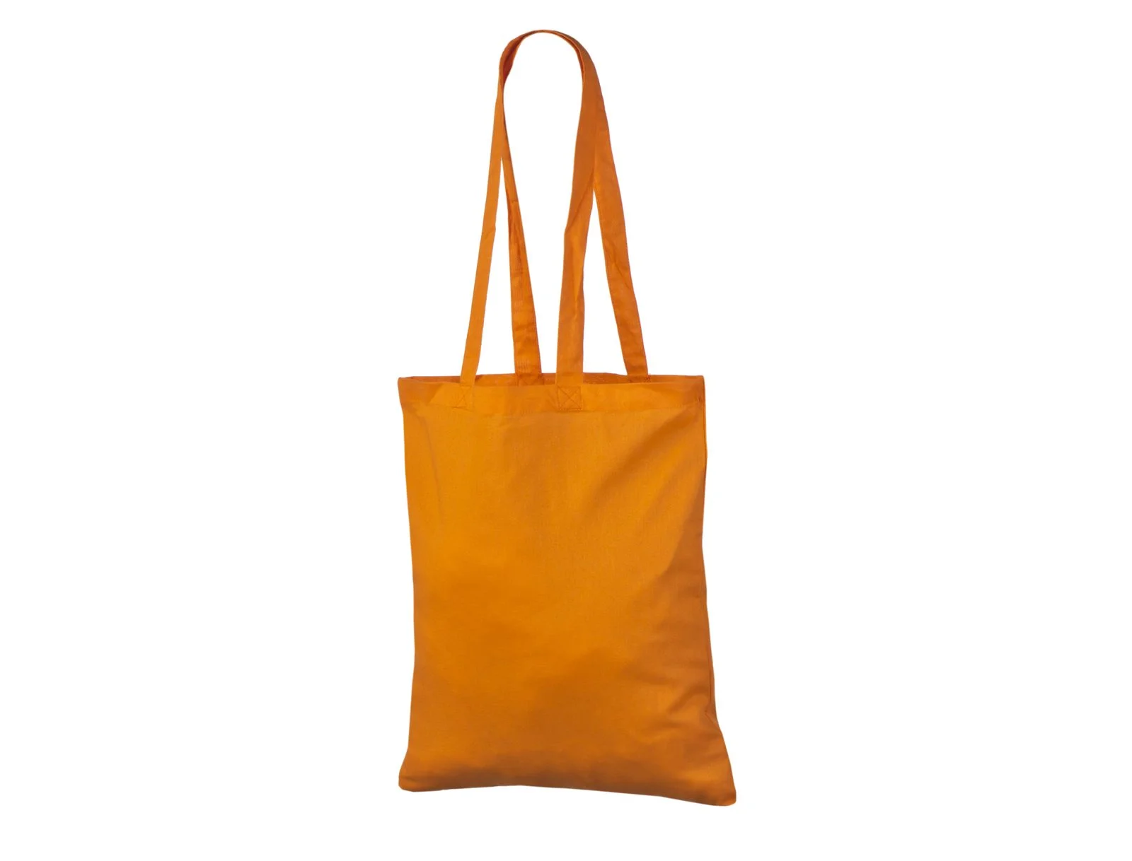 Bomuldspose, 140 g/m², uden tryk – orange