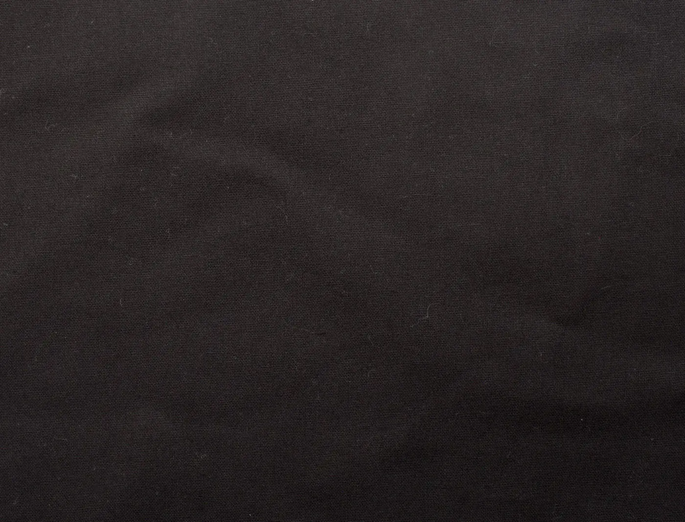 Bomuldspose, 140 g/m², nærbillede af stoffet – sort