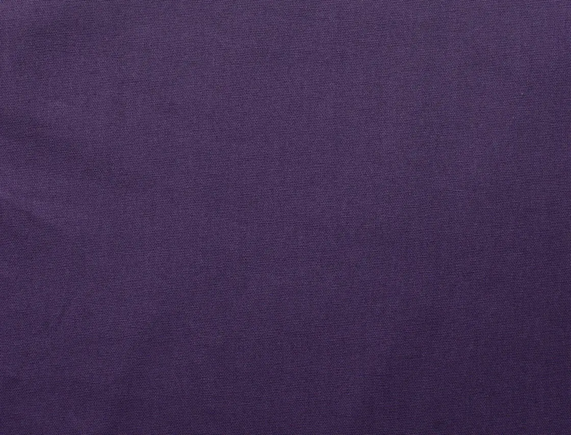 Bomuldspose, 140 g/m², nærbillede af stoffet – violet
