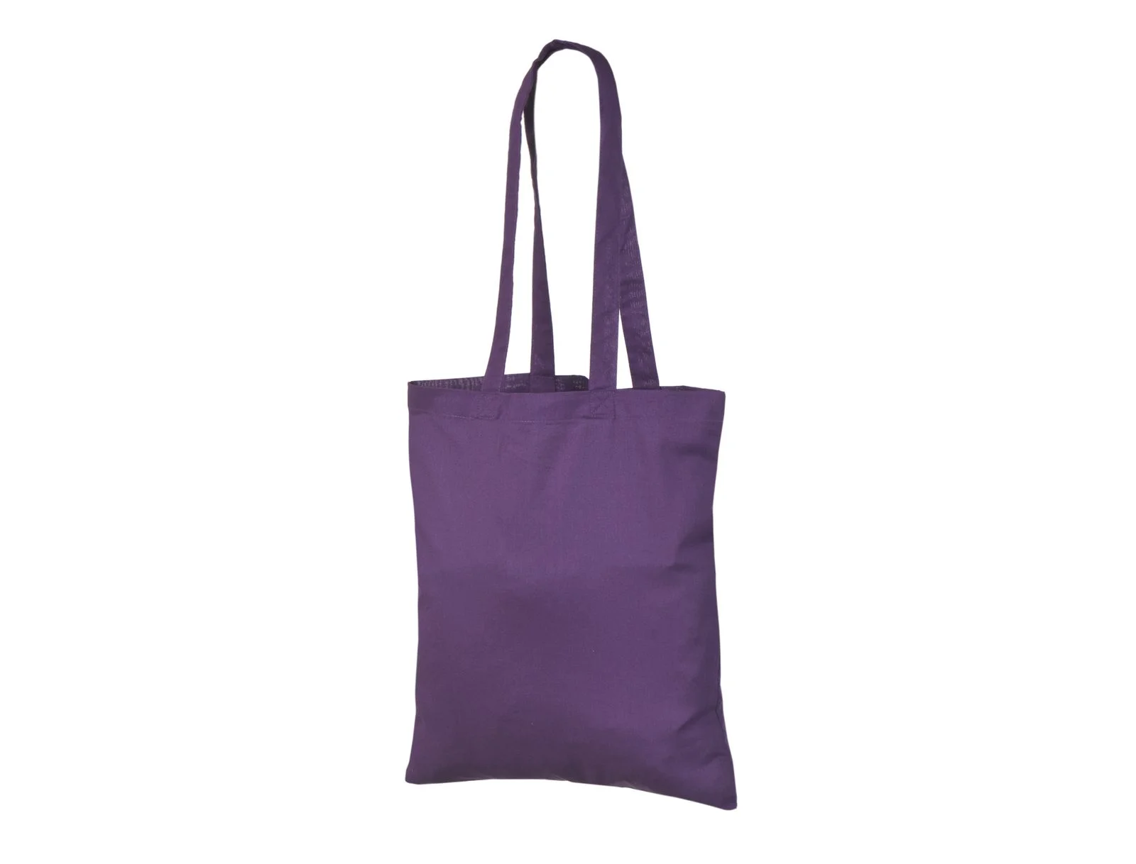 Bomuldspose, 140 g/m², uden tryk – violet