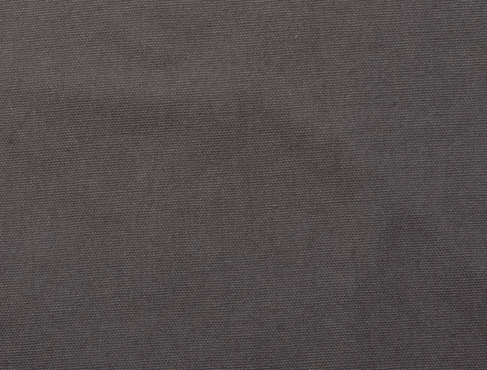 Bomuldspose med fals, 220 g/m², nærbillede af stoffet – grå