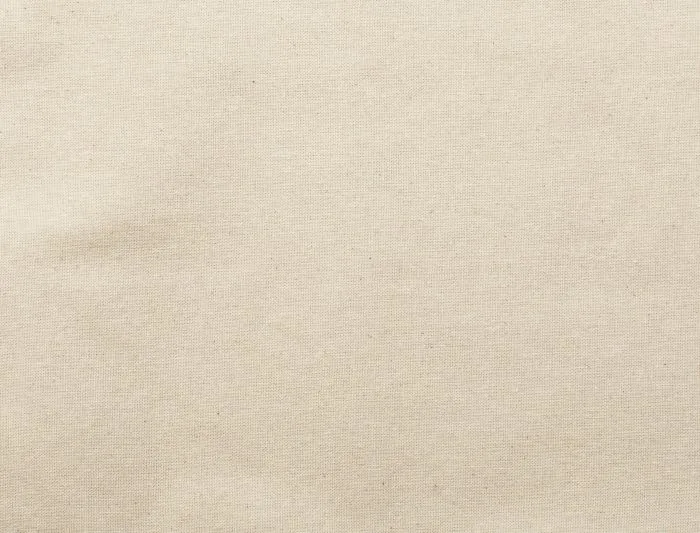 Bomuldspose, bredt format, nærbillede af stoffet – natur