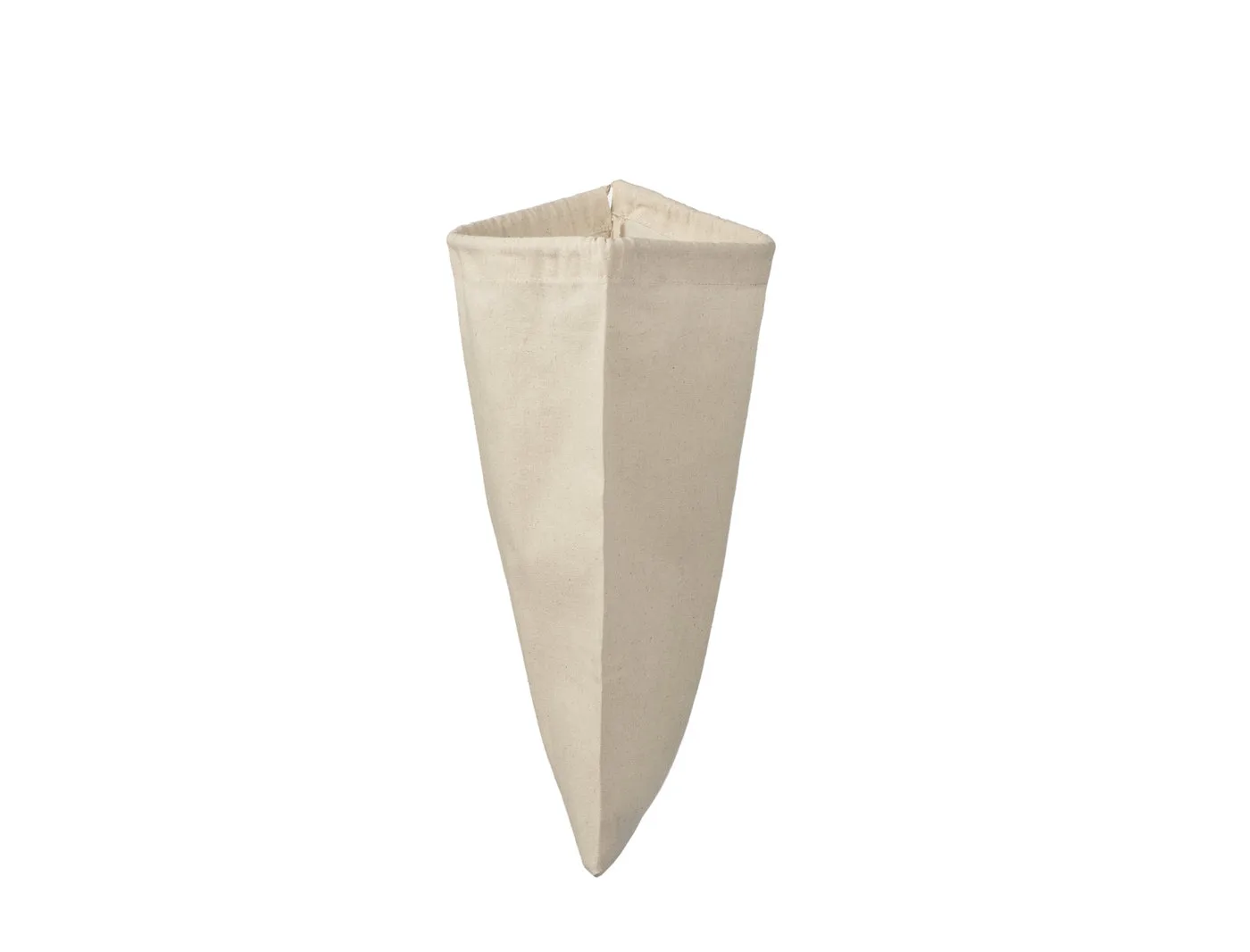 Bomuldspose, 24 × 30 cm, set fra siden – natur