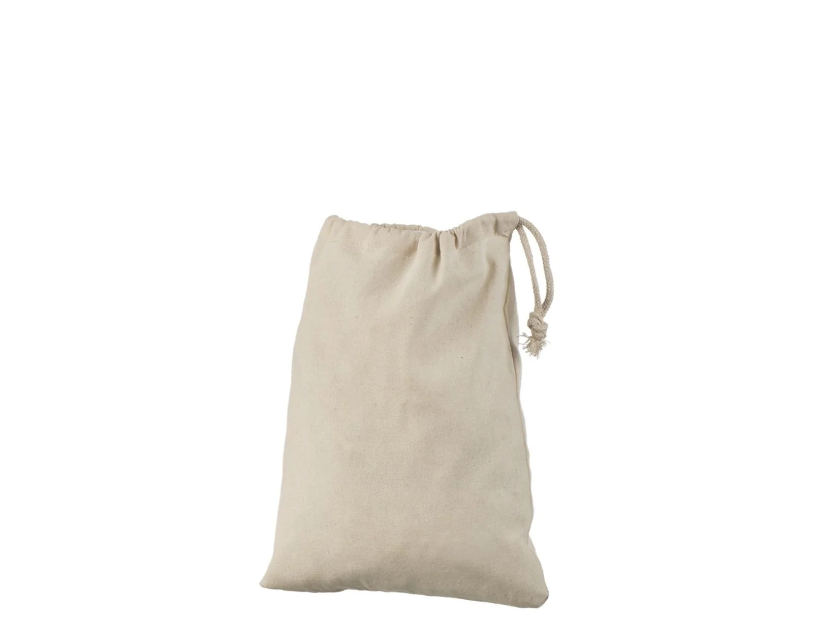Bomuldspose, 24 × 30 cm, uden tryk, set forfra – natur